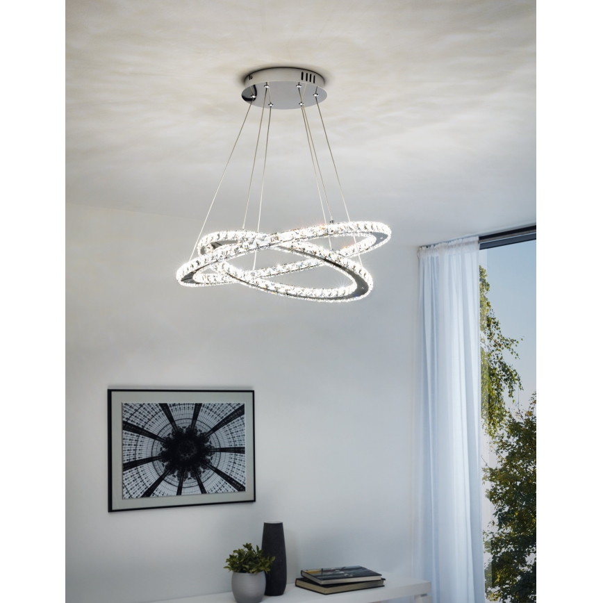 Eglo - Lámpara LED colgante LED/29,6W/230V
