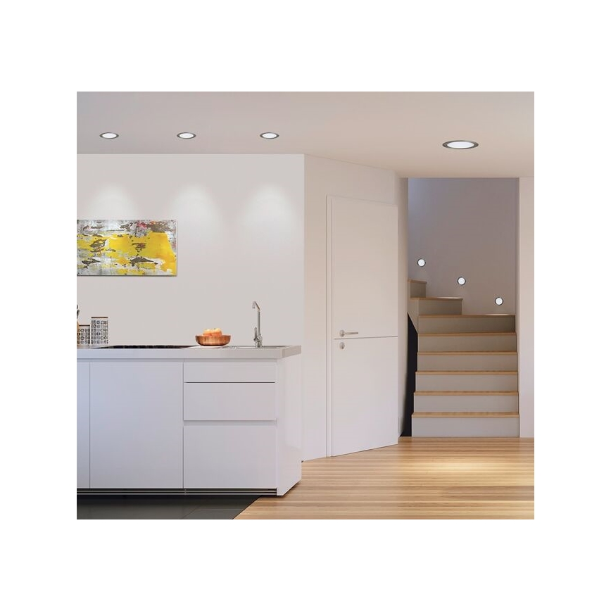 Eglo 31671 - Luminaria empotrada FUEVA 1 LED/10,9W/230V Ø 17 cm