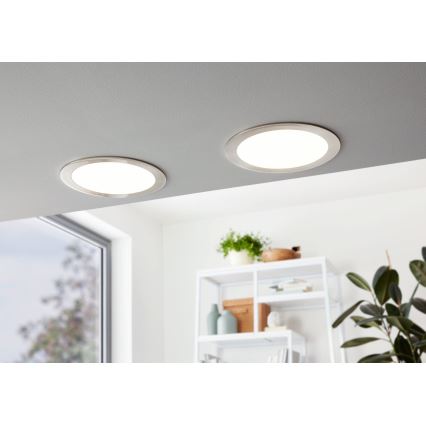 Eglo 31676 - Luminaria empotrada LED FUEVA 1 LED/18W/230V diámetro 22,5 cm