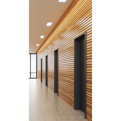 Eglo 31678 - Luminaria LED empotrable FUEVA 1 LED/18W/230V 22,5x22,5 cm