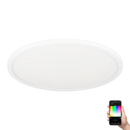 Eglo 31699 - Plafón LED RGBW regulable ROVITO-Z LED/16,5W/230V 2700-6500K blanco