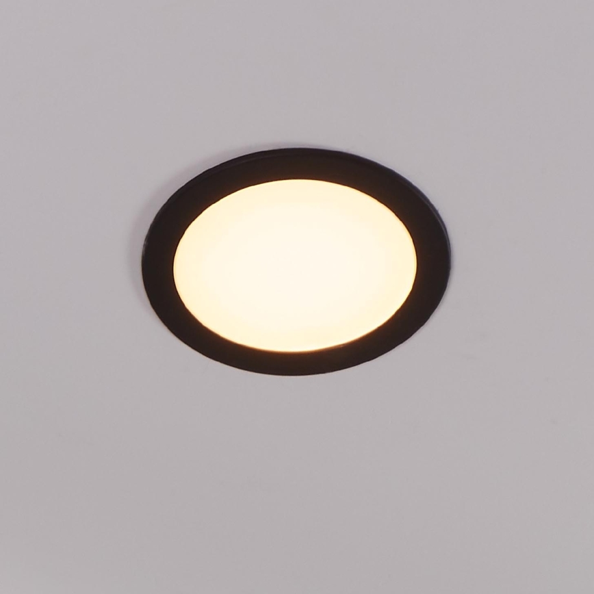 Eglo 31744 - Lámpara empotrable de baño LED regulable FUEVA-Z LED/10,5W/230V 2700-6500K IP44 negro