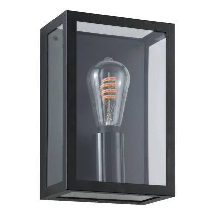 Eglo 31778 - aplique mural exterior LED RGBW regulable ALAMONTE-Z LED/4,9W/230V 3000K IP44 negro