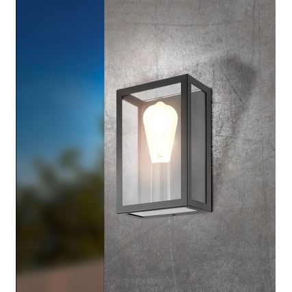 Eglo 31778 - aplique mural exterior LED RGBW regulable ALAMONTE-Z LED/4,9W/230V 3000K IP44 negro