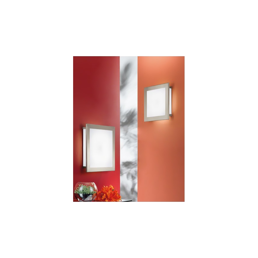 Eglo 31895 - Lámpara de techo AURIGA 4xE14/25W/230V 30x30 cm cromo mate