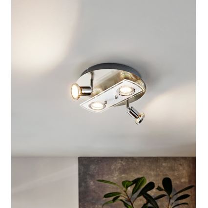 Eglo 32001 - Plafón LED PAWEDO 1 4xGU10-LED/3W/230V