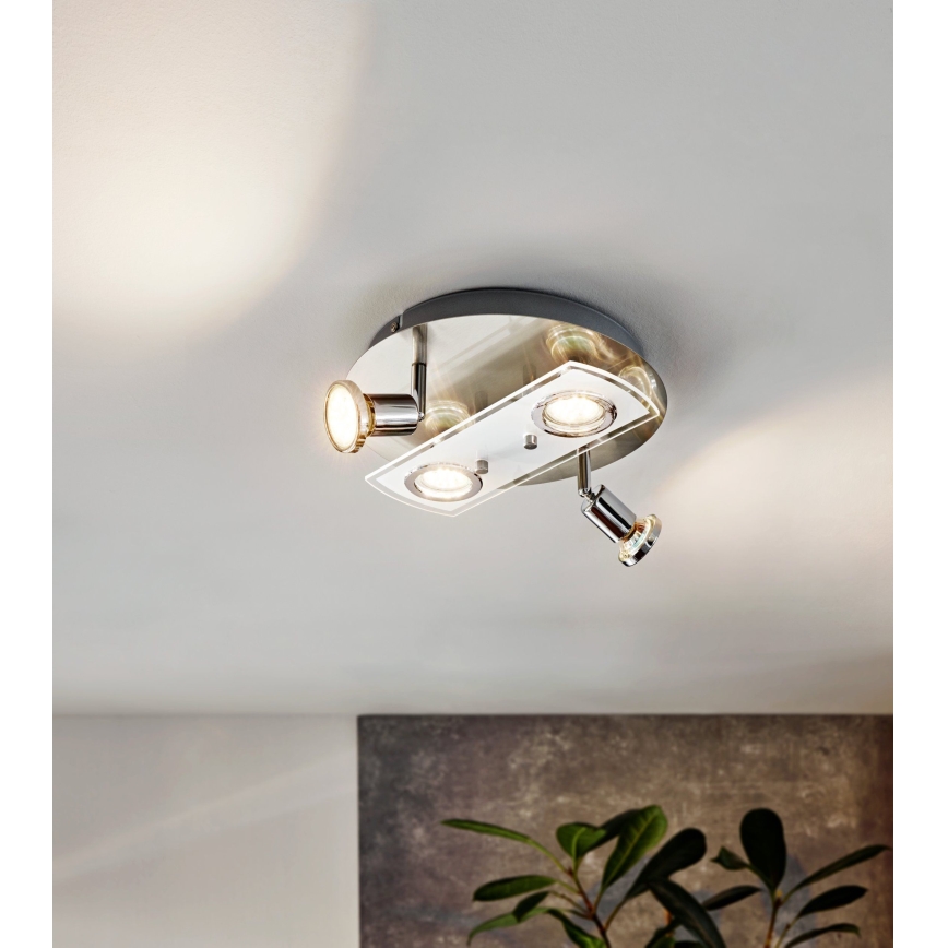 Eglo 32001 - Plafón LED PAWEDO 1 4xGU10-LED/3W/230V