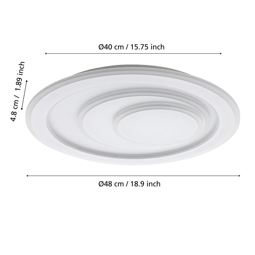 Eglo  - Plafón LED LED/21W/230V diá. 48 cm