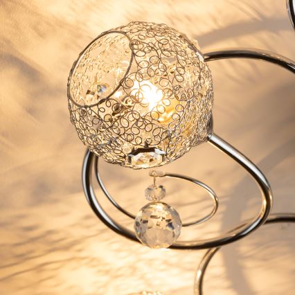 Eglo 32103 - Lámpara LED de techo de montaje en superficie VELAGO 5xG9/33W/230V cromado brillante