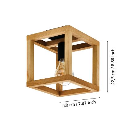 Eglo 32146 - Lámpara de techo BLACKCROWN 1xE27/40W/230V