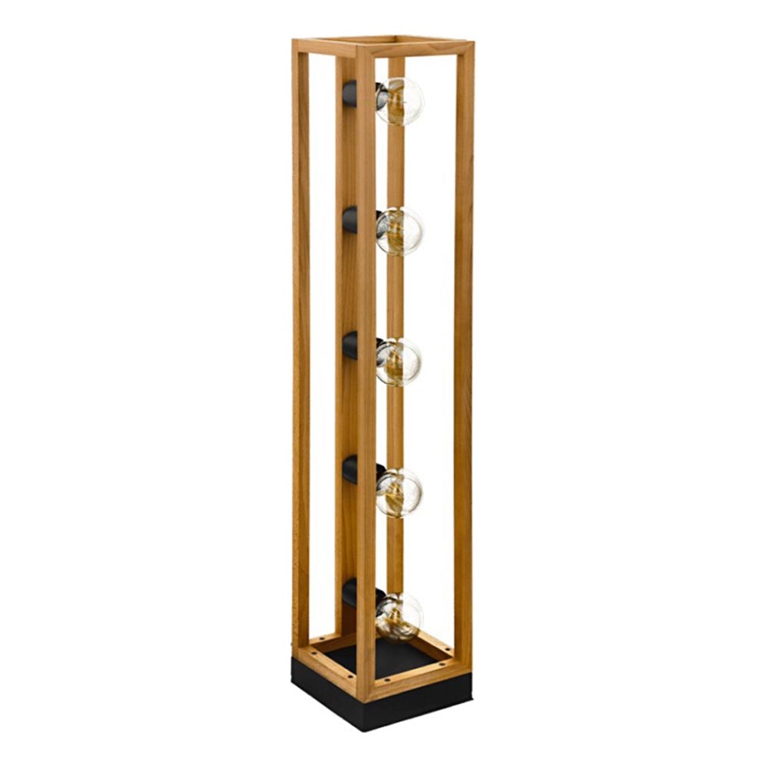 Eglo 32148 - Lámpara de pie BLACKCROWN 5xE27/40W/230V marrón