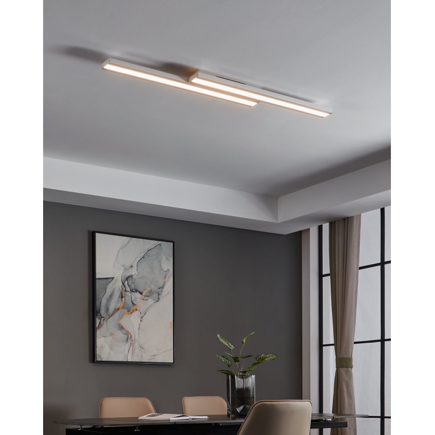 Eglo 32164 - Luminaria de techo LED RGBW regulable SALITERAS-C LED/24W/230V 2700-6500K blanca