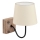 Eglo 32248 - Aplique de pared 1xE14/40W/230V marrón/beige