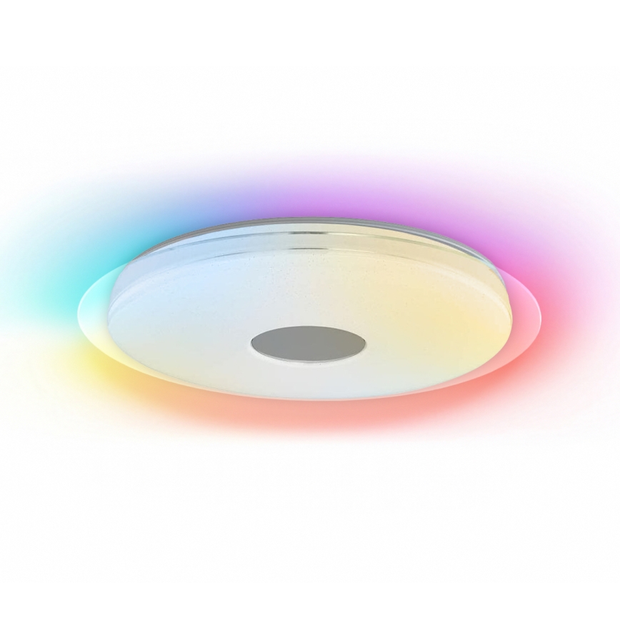 Eglo 32344 - Lámpara de techo regulable LED RGBW LANCIANO-C LED/53W/230V 2700-6500K + control remoto