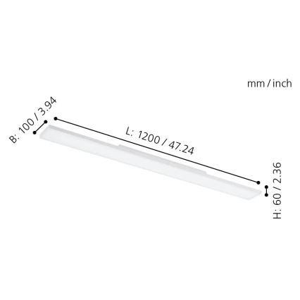 Eglo 32349 - Luminaria de techo regulable LED RGBW TURCONA-C LED/34W/230V 2700-6500K + mando a distancia