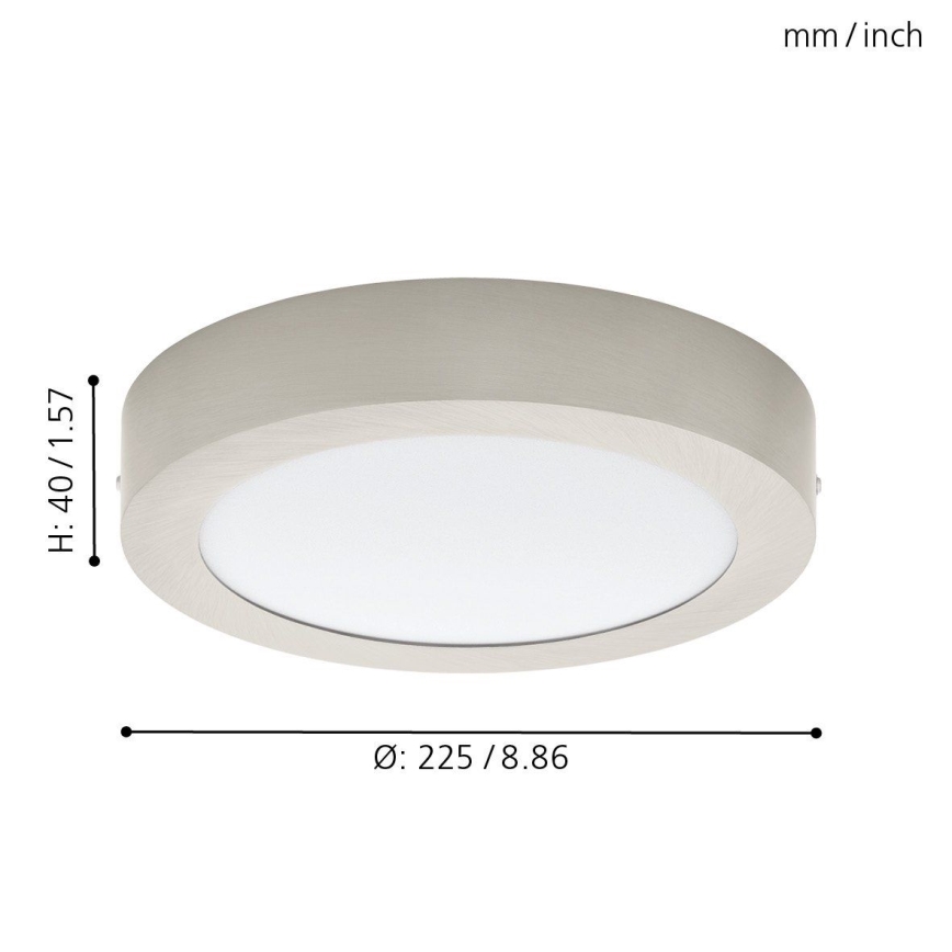 Eglo 32442 - Plafón LED FUEVA 1 LED/18W/230V