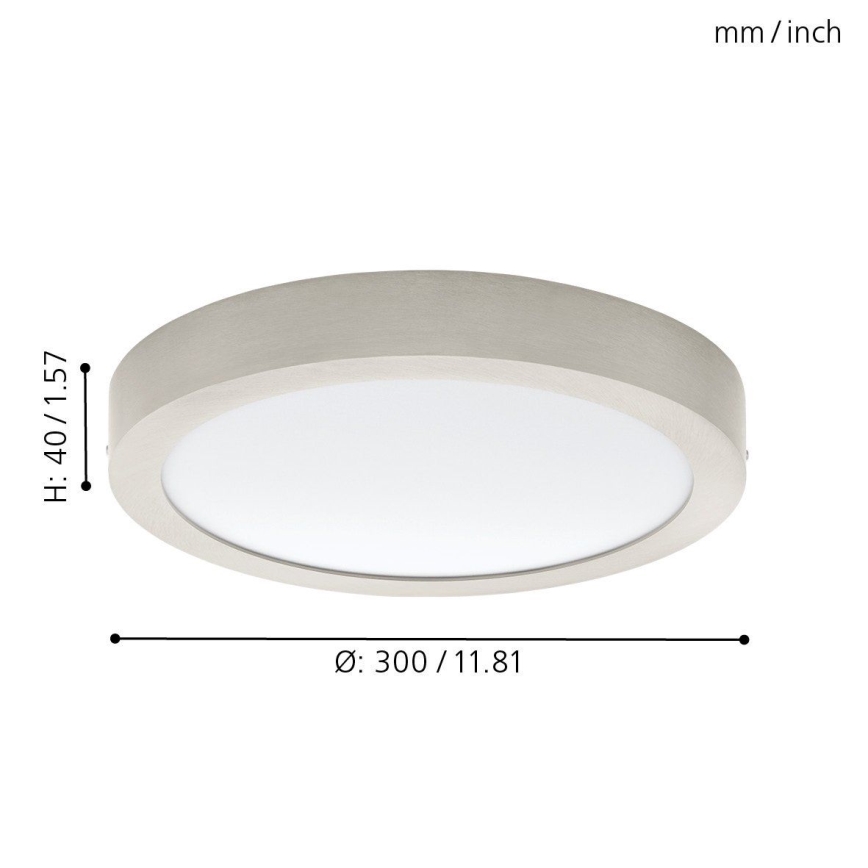 Eglo 32443 - Plafón LED FUEVA 1 LED/24W/230V