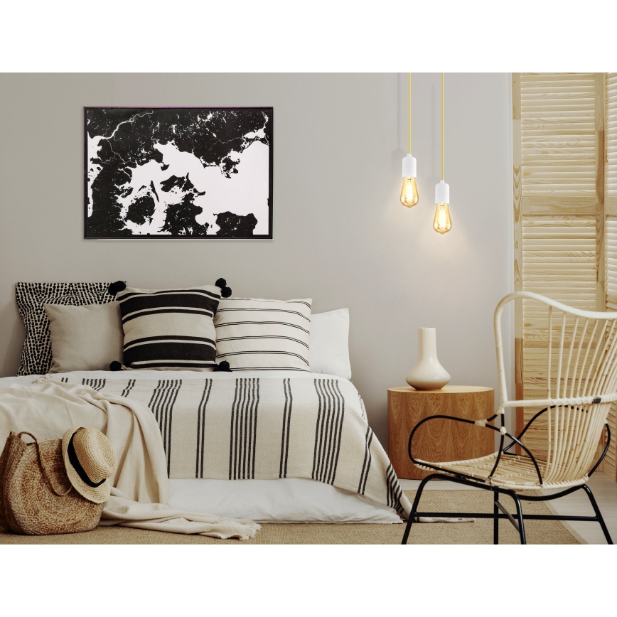 Eglo 32528 - Lámpara colgante YORTH 1xE27/60W/230V