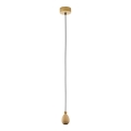 Eglo 32543 - Lámpara de techo YORTH 1xE27/60W/230V roble