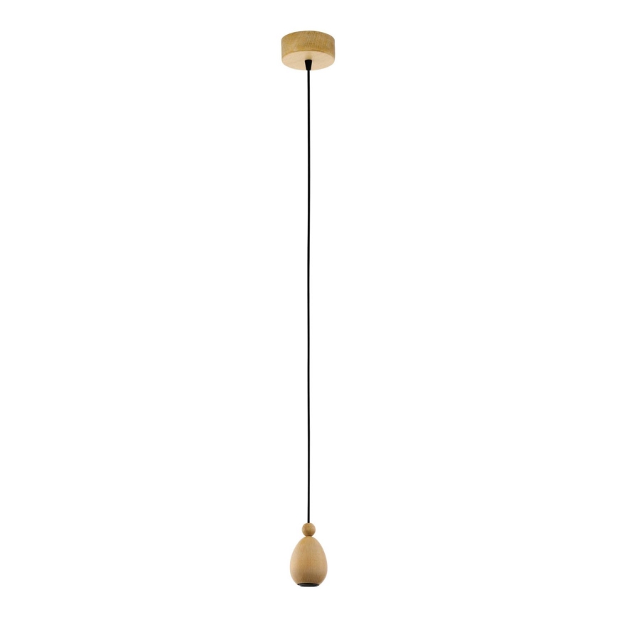Eglo 32543 - Lámpara de techo YORTH 1xE27/60W/230V roble