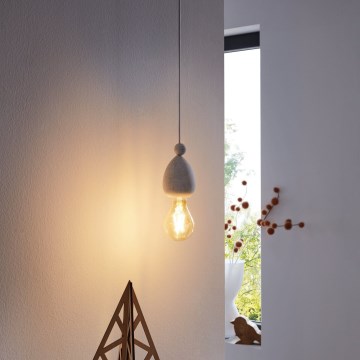 Eglo 32544 - Lámpara de techo YORTH 1xE27/60W/230V blanca