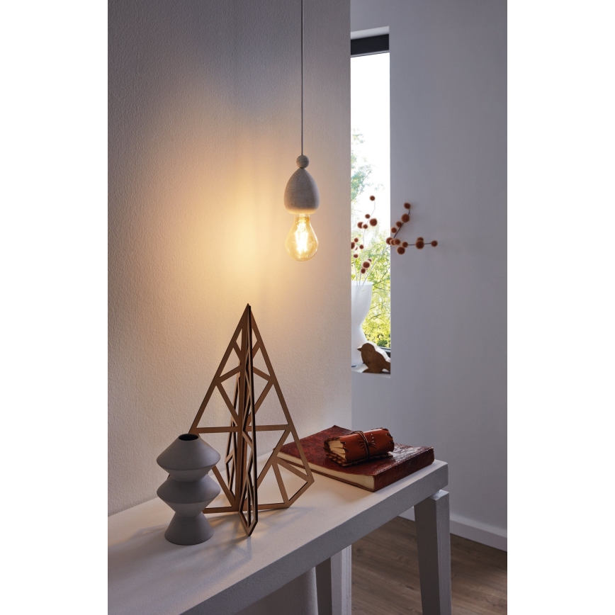 Eglo 32544 - Lámpara de techo YORTH 1xE27/60W/230V blanca
