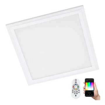 Eglo 32546 - Plafón LED regulable RGBW SALOBRENA-C LED/16W/230V 2700-6500K 30x30 cm blanco