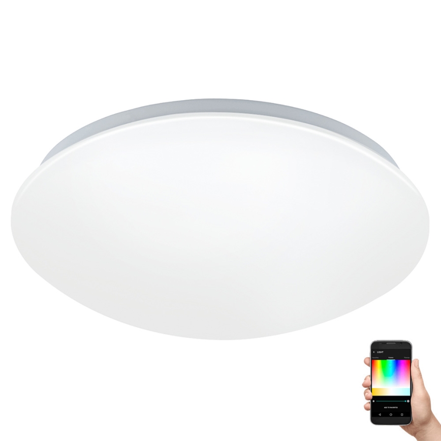 Eglo - Lámpara de techo de pared LED RGB regulable GIRON-C LED/17W/230V