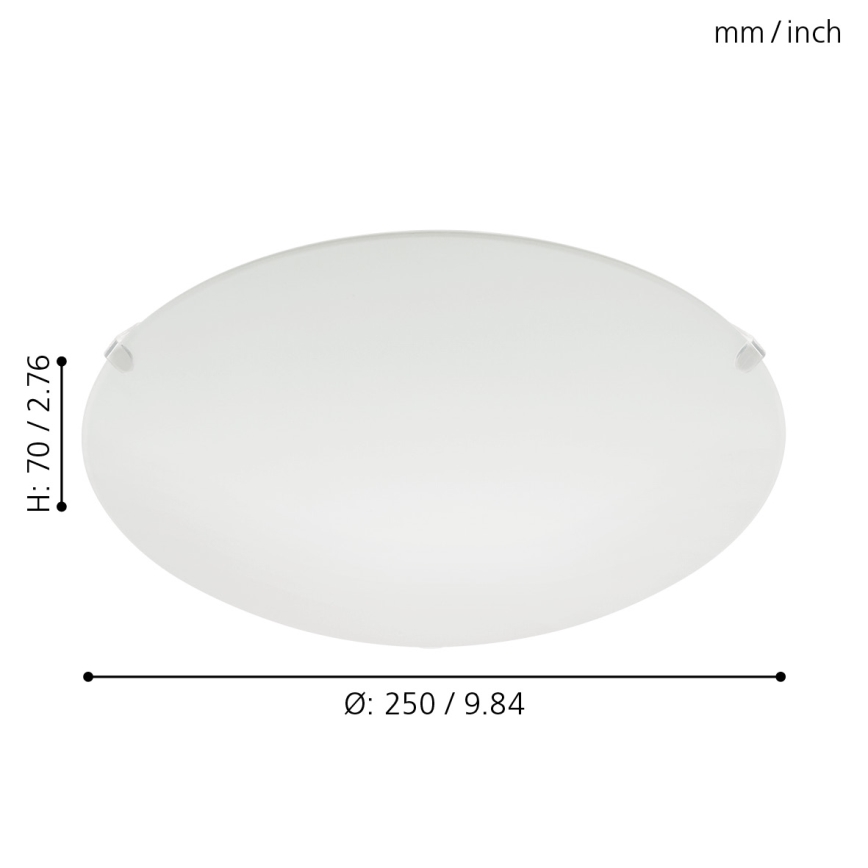 Eglo 32602 - Lámpara de techo LED MARS LED/11W/230V Ø 25 cm