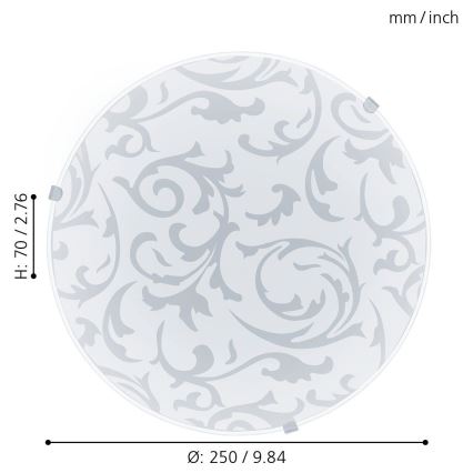 Eglo 32606 - Lámpara de techo MARS LED/11W/230V Ø 25 cm