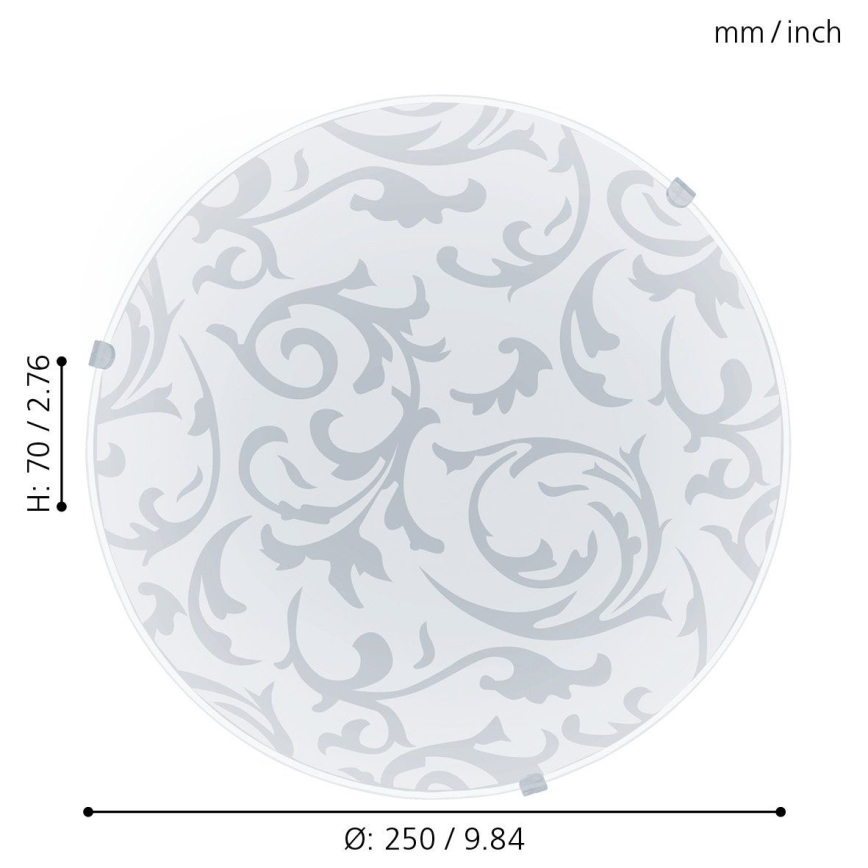 Eglo 32606 - Lámpara de techo MARS LED/11W/230V Ø 25 cm