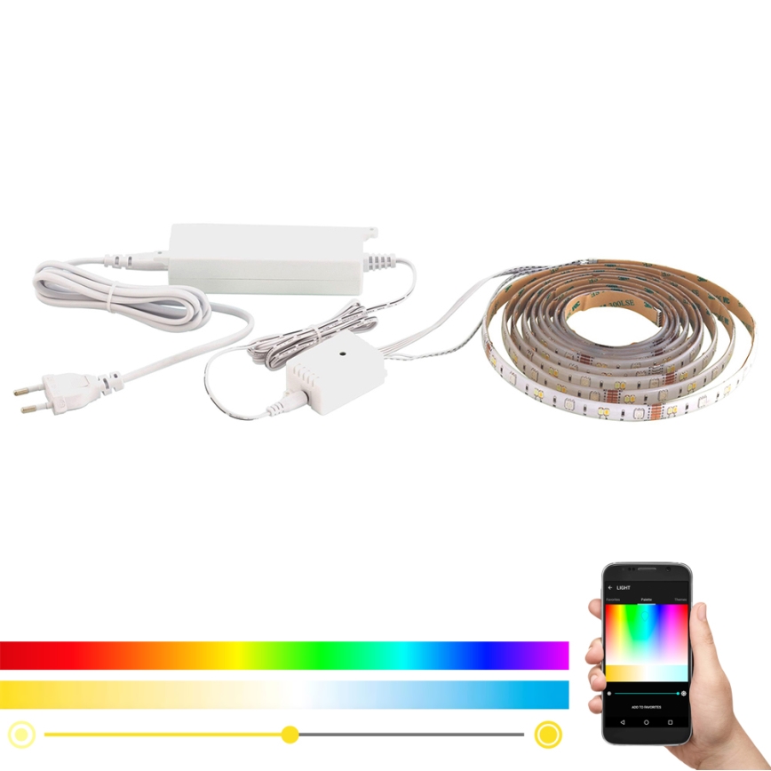 Eglo - Cinta LED RGB 5m STRIPE-C LED/19W/230V