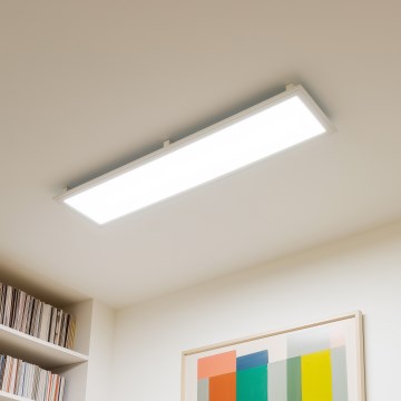 Eglo 32734 - LED RGBW regulable de montaje en superficie 2 en 1 SALOBRENA-C LED/34W/230V blanco + mando a distancia