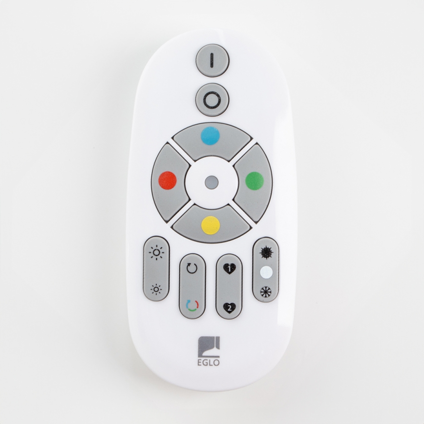Eglo 32734 - Panel empotrable LED RGBW regulable SALOBRENA-C LED/34W/230V blanco + control remoto
