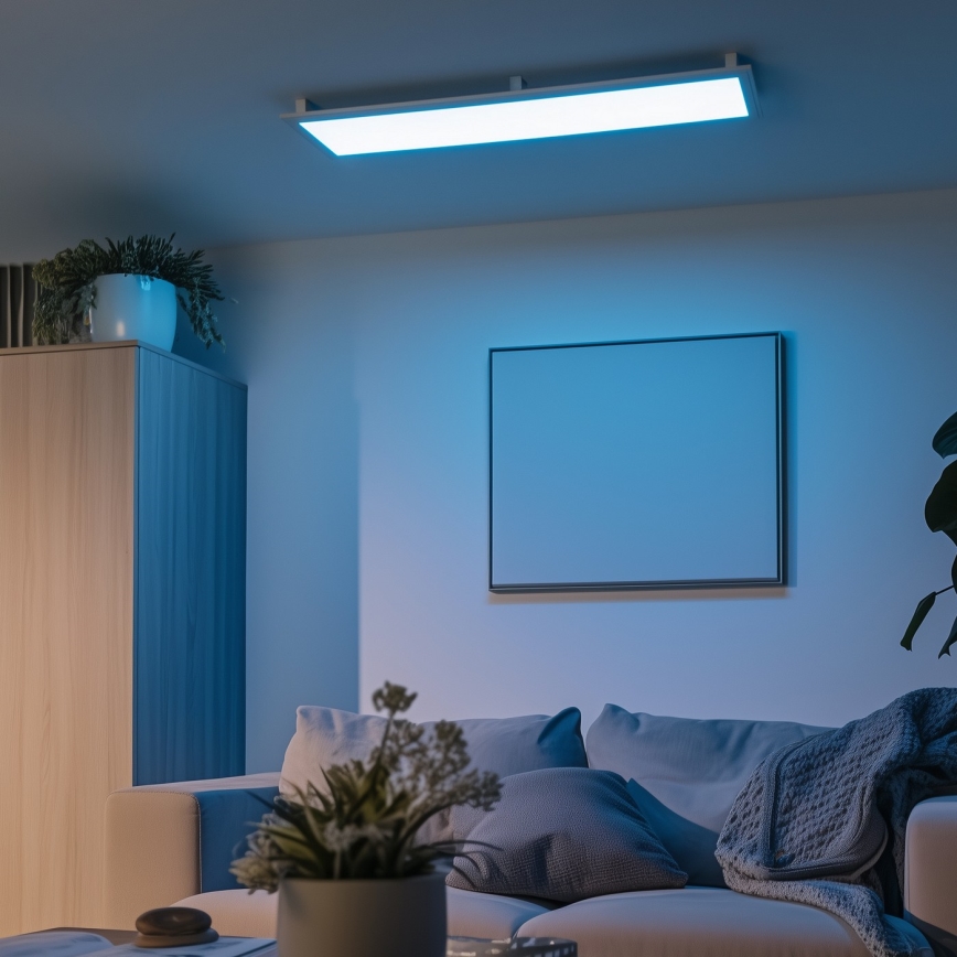 Eglo 32734 - Panel empotrable LED RGBW regulable SALOBRENA-C LED/34W/230V blanco + control remoto