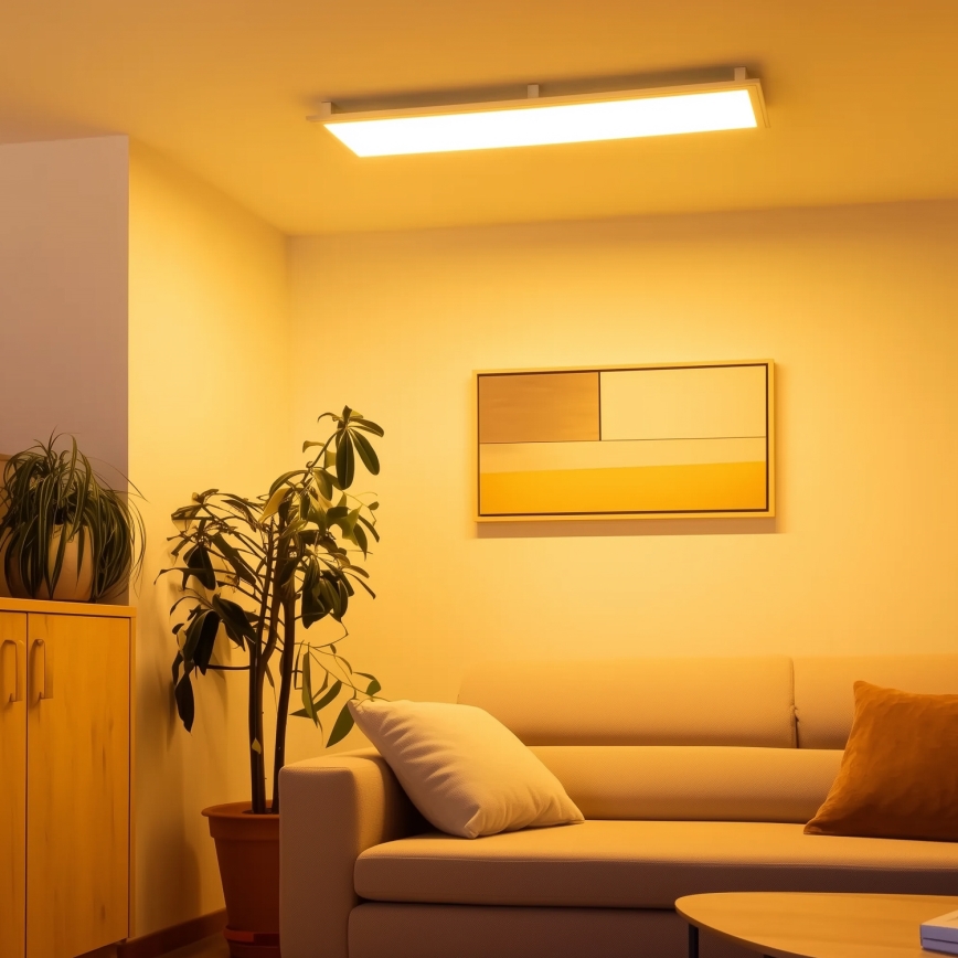 Eglo 32734 - Panel empotrable LED RGBW regulable SALOBRENA-C LED/34W/230V blanco + control remoto