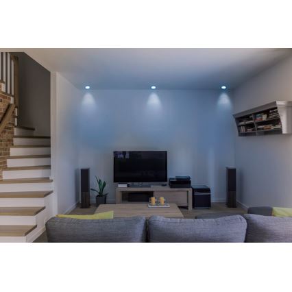 Eglo - Lámpara empotrable LED RGB regulable FUEVA-C LED/10,5W/230V