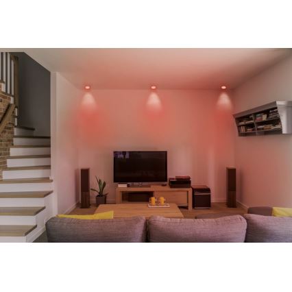 Eglo - Lámpara empotrable LED RGB regulable FUEVA-C LED/10,5W/230V