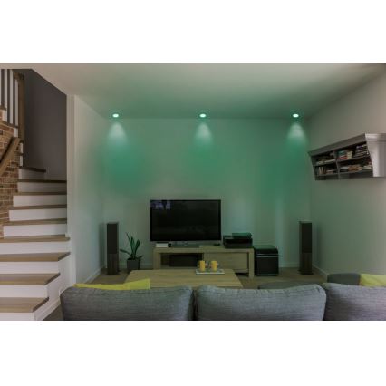 Eglo - Lámpara empotrable LED RGB regulable FUEVA-C LED/10,5W/230V