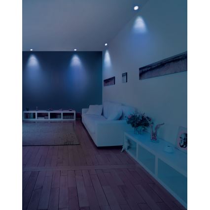 Eglo - Lámpara empotrable LED RGB regulable FUEVA-C LED/5,4W/230V