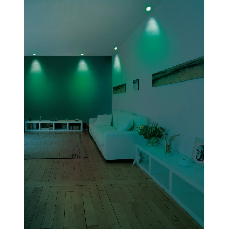 Eglo - Lámpara empotrable LED RGB regulable FUEVA-C LED/5,4W/230V