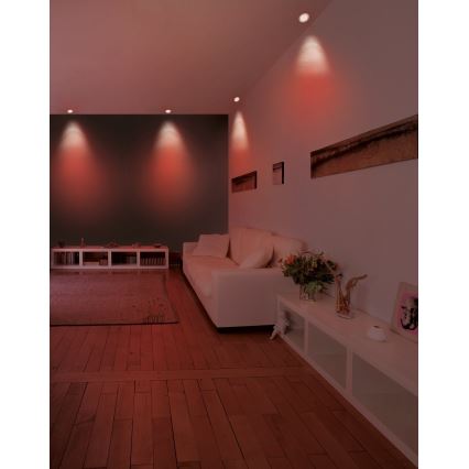 Eglo - Lámpara empotrable LED RGB regulable FUEVA-C LED/5,4W/230V