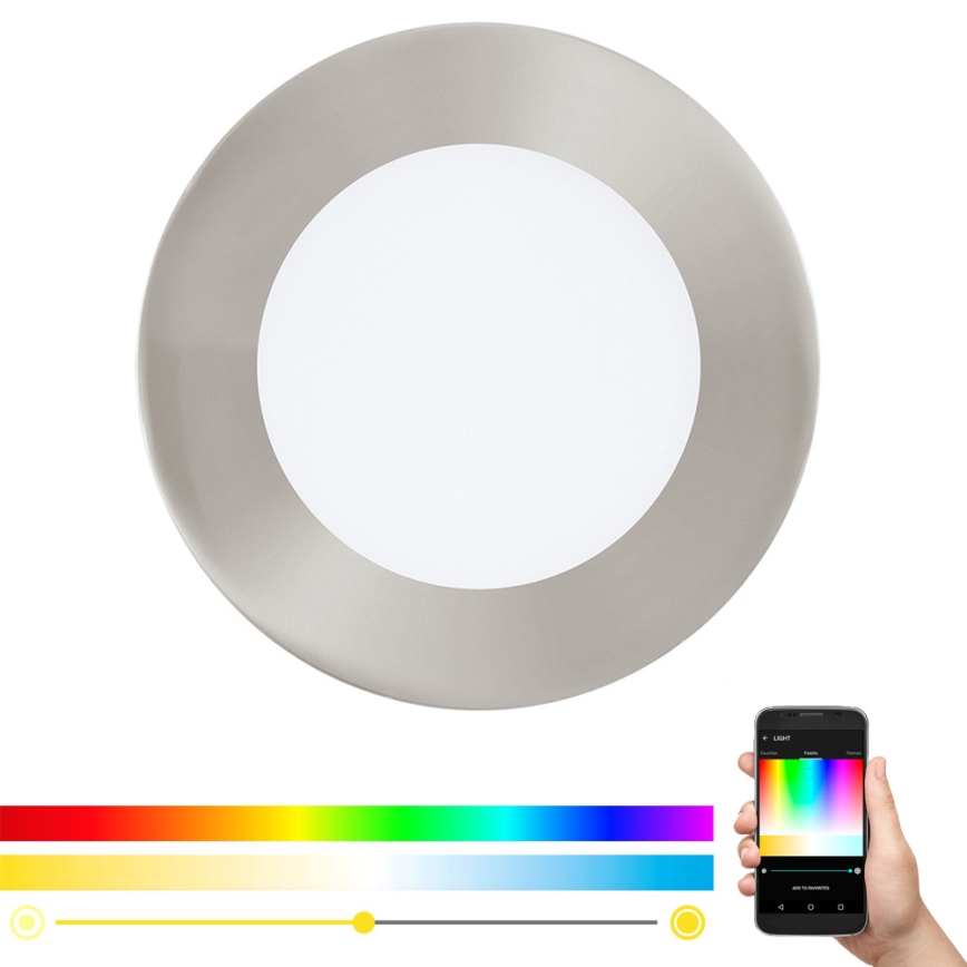 Eglo - Lámpara empotrable LED RGB regulable FUEVA-C LED/5,4W/230V