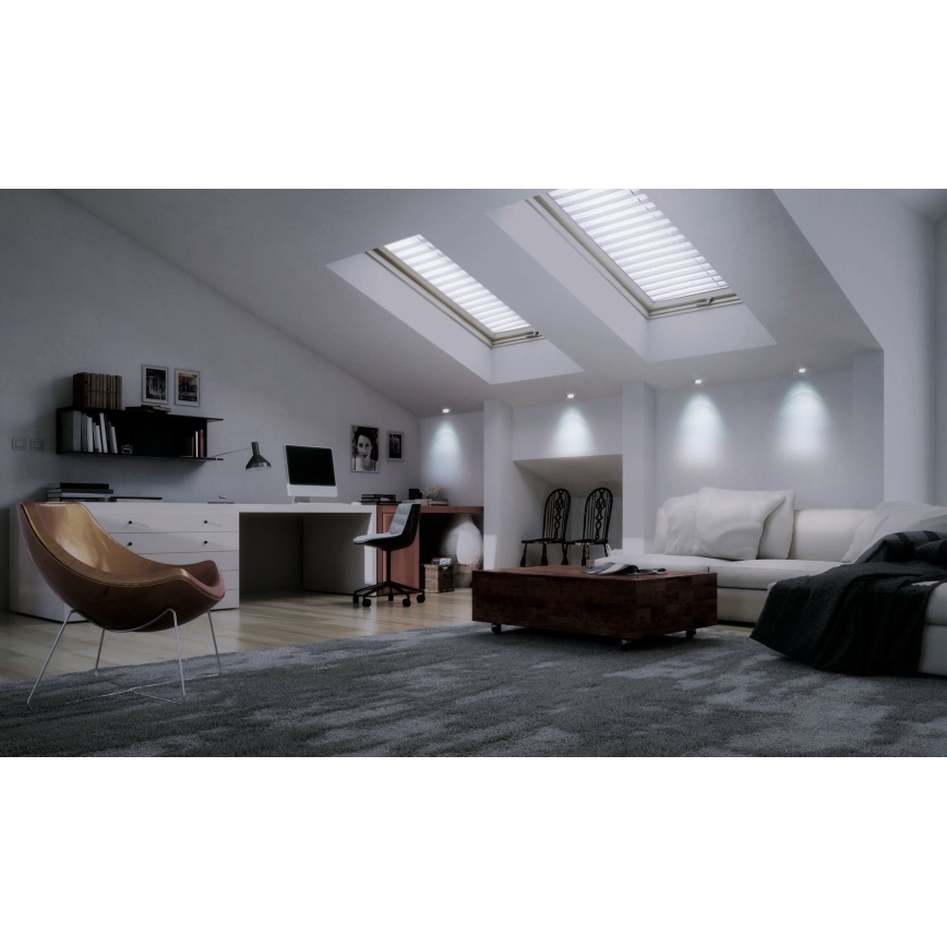 Eglo - Lámpara empotrable LED RGB regulable FUEVA-C LED/10,5W/230V