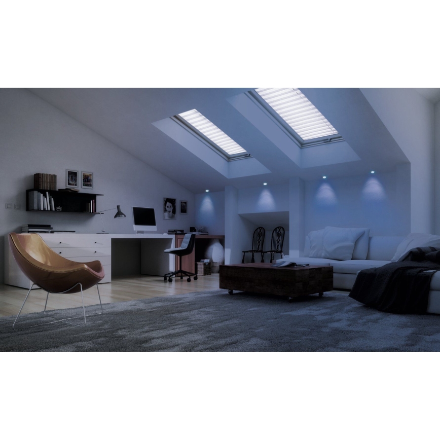 Eglo - Lámpara empotrable LED RGB regulable FUEVA-C LED/10,5W/230V