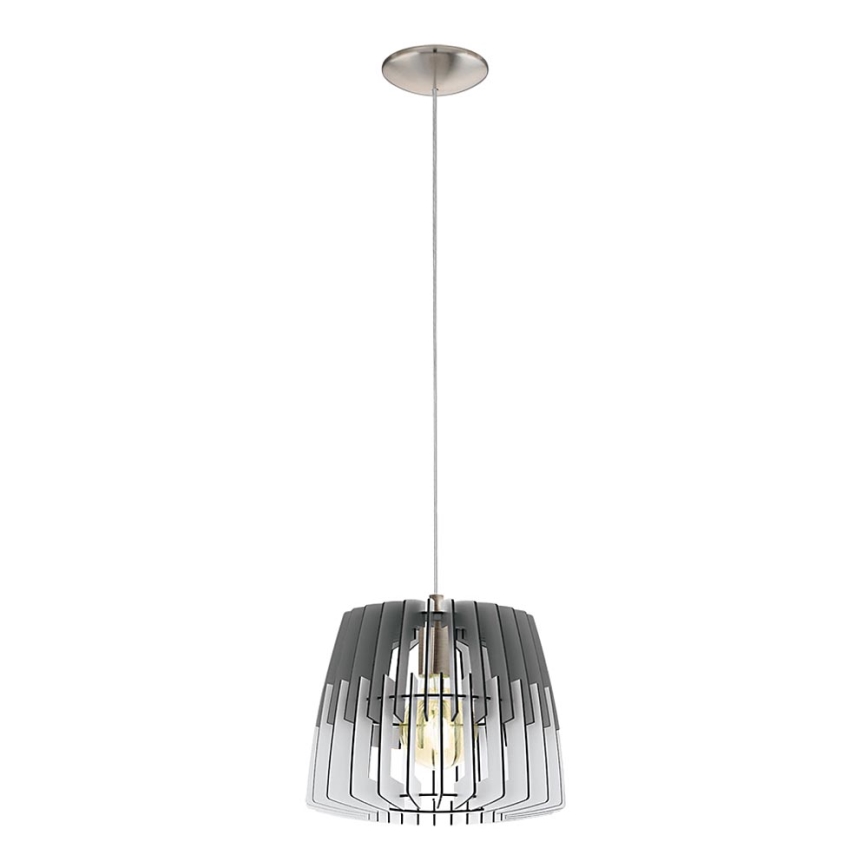 Eglo 32824 - Lámpara colgante ARTANA 1xE27/60W/230V gris 300mm