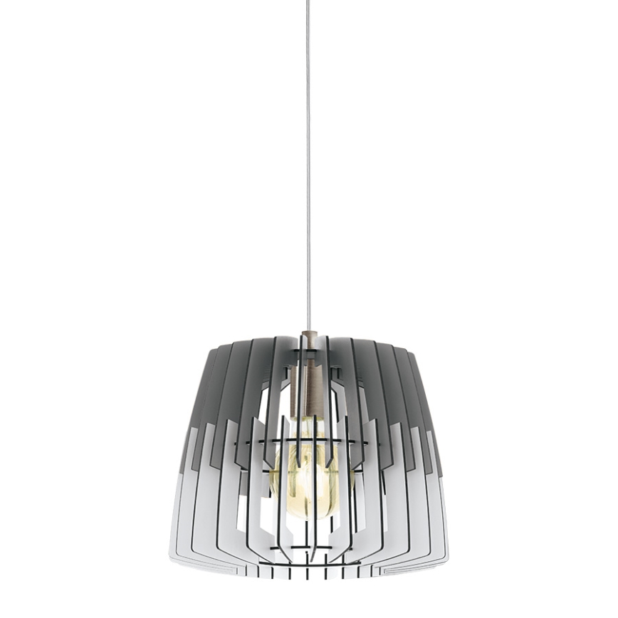 Eglo 32824 - Lámpara colgante ARTANA 1xE27/60W/230V gris 300mm