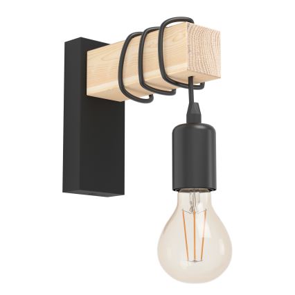 Eglo - Aplique TOWNSHEND 1xE27/10W/230V