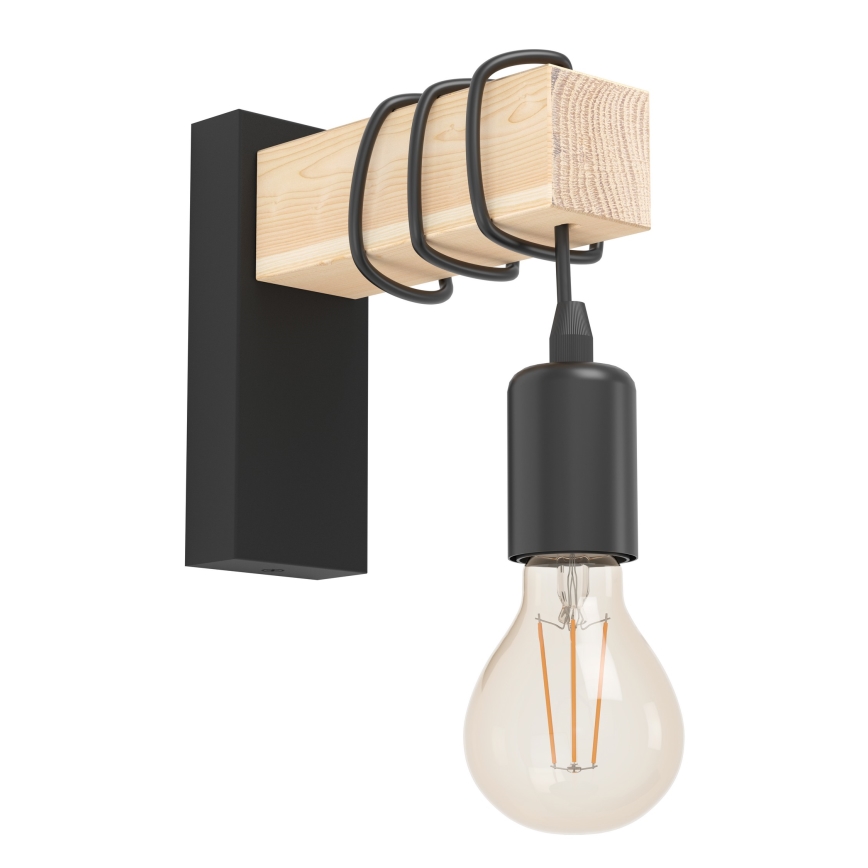 Eglo - Aplique TOWNSHEND 1xE27/10W/230V