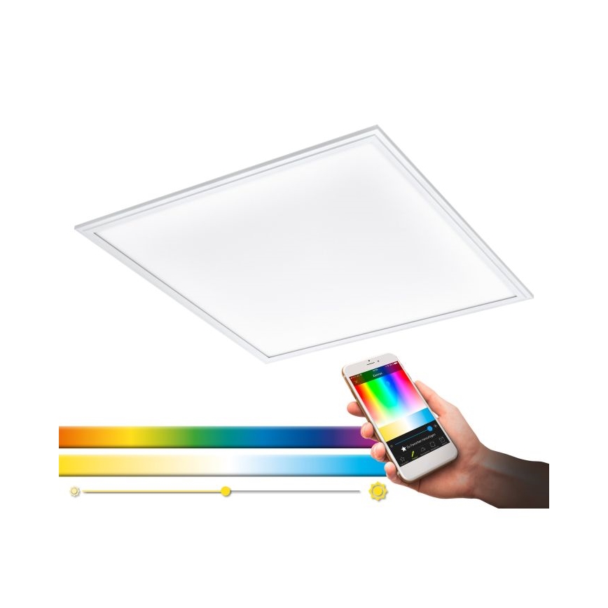 Eglo 33204 - LED RGBW Lámpara regulable SALOBRENA-C LED/34W/230V 2700-6500K + control remoto